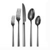 32-Pieces Black Silverware Set Food-Grade Stainless Steel Flatware Cutlery Set for 8 Forks Utensil Sets Home Essentials for New Home Mirror Polished Ergonomic Durable Birthday Party view 1