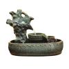 Tabletop Fountain Tabletop Fountain Ceramic Rock Falls Fountains Interior Mini Water Feature for Bedroom, Office, Living Room, Kitchen Dining Room and Bathroom Desktop Fountains view 1
