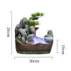 Tabletop Fountain Indoor Tabletop Water Fountain Rockery Stone Waterfall Waterscape Home Decor Table Centerpiece Relaxation Gifts with Water Pump and Spinning Ball Desktop Fountains (Size : CH) view 2