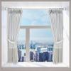 QHDPKU Tension Rods No Drilling,Adjustable Closet Rod,Curtain Divider Stand,Curtain Rod Rust-Resistant Non-Slip for Space Partition (Color : Gray, Size : 27.5"-47") view 3