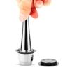 Akozon Coffee Tamper Stainless Steel Reusable Capsule Easy CleaningStainless Tool with Handle Bean Press Espresso Refillable Machine Accessories view 4
