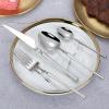 Steak Knife and Fork Set 304 Stainless Steel Steak Western Tableware Ins Wind Small Man's Waist Knife and Fork Spoon Whole Set view 2
