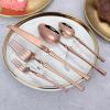 Steak Knife and Fork Set 304 Stainless Steel Steak Western Tableware Ins Wind Small Man's Waist Knife and Fork Spoon Whole Set view 3
