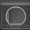 YUGXTH Illuminated Bathroom Mirror, Anti-Fog Bathroom Wall Mirror with LED Lights, 3-Color Dimmable LED Light, Touch Sensor Switch, for Entryway, Bathroom, Vanity, Living Room(A,60cm/23.6in) view 1