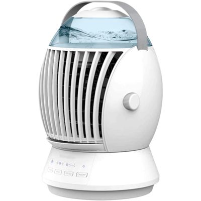 ZUMAHA Fan 3 Speed Settings Desk Fan, Air Conditioner Misting Humidification Fan with 500ML Water Tank, USB Cooling Fan Useful