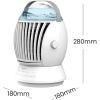 ZUMAHA Fan 3 Speed Settings Desk Fan, Air Conditioner Misting Humidification Fan with 500ML Water Tank, USB Cooling Fan Useful view 2