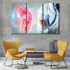 X-Ray Image Trauma Rheumatologist Consultation Skeletal Posters Wall Pictures 3 Panels Framed Wall Art Clinical Laboratory Wall Art Giclee Wooden Framed Gallery-Wrapped Ready to Hang (42"Wx28"H) view 4