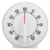 60 Minutes Mechanical Timer, Silent Countdown Timer, Round Shape Timer, Counter Alarm Clock for Kids Exam Time Management, Kitchen Cooking view 1
