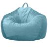 NIBHZ Home Deluxe Cosy Beanbag - Fabric: VelvetNo Filler I Bean Bag Bean Bag Bean Bags,Light blue-90X110CM view 1