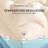 SLEEP ZONE Full Size Soft Mattress Pad, Quilted Fitted Mattress Cover for Bedroom, Fluffy Down Alternative Mattress Protector, Deep Pocket 8~21 inch, Machine Washable (Beige, Full) view 2