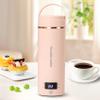 Travel Electric Kettle Portable Mini Kettle,Small Hot Water Boiler with 4 Temperature Settings,304 Stainless Steel,Fast Boiling Water with Auto Shut-Off and Boil Dry Protection (Pink, 400ml) view 1