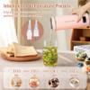 Travel Electric Kettle Portable Mini Kettle,Small Hot Water Boiler with 4 Temperature Settings,304 Stainless Steel,Fast Boiling Water with Auto Shut-Off and Boil Dry Protection (Pink, 400ml) view 4