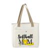 MBMSO Softball Mom Tote Bag Softball Team Gifts for Softball Lovers Softball Mom Beach Bag Softball Gifts Spor Tote Bag (Softball Mom TOTE) view 3