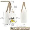 MBMSO Softball Mom Tote Bag Softball Team Gifts for Softball Lovers Softball Mom Beach Bag Softball Gifts Spor Tote Bag (Softball Mom TOTE) view 4