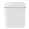 Smart Trash Can with Lid,Self-Sealing Plastics Garbage Can,Automatic Touchless Rubbish Box,Motion Sensor Waterproof Trash Bin for Kitchen,Office,Living Room,Toilet,Bedroom,RV (White,16L) view 1