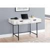 UrbanPro Computer Desk Home Office Laptop 48" L Work Metal White Marble Look view 2