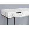 UrbanPro Computer Desk Home Office Laptop 48" L Work Metal White Marble Look view 4