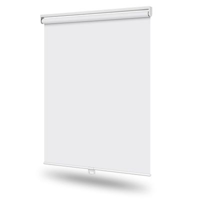 HOTSOON Blackout Roller Shades for Windows, Cordless Window Blinds Thermal Insulated Spring System Shades for Home Office, White, 68.5" W x 64" H