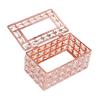 BEIJIALY Rectangular Crystal Tissue Box Cover, Decorative Napkin Dispenser Tissue Box Holder, Multifunctional Fashionable Tissue Holder, Sparkling Napkin Facial Tissue Holder for Home(Rose Gold) view 3