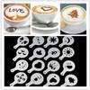 Creative Kitchen Accessories 16 Pieces Fancy Coffee Print Template Kitchen Tools Kitchenware Coffee Spray Template Kitchen Gadgets view 4