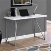 UrbanPro Computer Desk Home Office Laptop 48" L Work Metal Laminate White Gray view 2