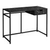 UrbanPro Computer Desk Home Office Laptop 42" L Work Metal Black Marble Look view 4