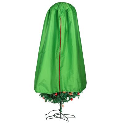 JUOPZKENN Upright Christmas Tree Storage Bag, Christmas Tree Bag, Christmas Tree Dust Cover with Drawstring, Holiday Tree Covers, Tear Proof Material Christmas Tree Bags (Green 35 * 75in)