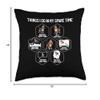 Basset Hound Stuffed Animal Basset Hound Shirt Men Shirts Women Decor Basset Hound Throw Pillow, 18x18, Multicolor view 4