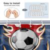bisibuy Soccer Flame Blue Farmhouse Shower Curtains for The Bathroom Dorm Shower Curtain 72" x 72" Decorative Shower Curtains Funny Cool Bathroom Accessories and Decor view 3