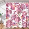 bisibuy Pomegranate Shower Curtain for Bathroom Modern Farmhouse Shower Curtain Set with 12 Hooks Water-Resistant Bathroom Curtains Bathroom Accessories 72" x 72" view 1