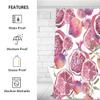bisibuy Pomegranate Shower Curtain for Bathroom Modern Farmhouse Shower Curtain Set with 12 Hooks Water-Resistant Bathroom Curtains Bathroom Accessories 72" x 72" view 2