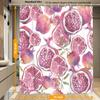 bisibuy Pomegranate Shower Curtain for Bathroom Modern Farmhouse Shower Curtain Set with 12 Hooks Water-Resistant Bathroom Curtains Bathroom Accessories 72" x 72" view 4