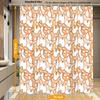 bisibuy Corgi Shower Curtain for Bathroom Modern Farmhouse Shower Curtain Set with 12 Hooks Water-Resistant Bathroom Curtains Bathroom Accessories 72" x 72" view 4