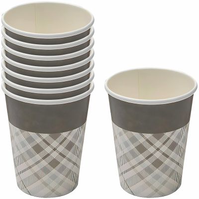 Fun Express Neutral Plaid Cups