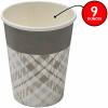 Fun Express Neutral Plaid Cups view 2