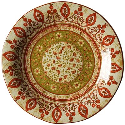 222 Fifth Kashmir Dinner Plate, Light