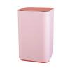 Trash Can Wastebasket Pink Fashion Smart Trash Can 16L Creative Induction Bedroom Trash Can Square Living Room Trash Can with Lid, Use 4AA Battery (not Included) Rubbish Bin view 1