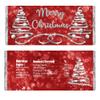Christmas Party Favor Kit, Candy Wrappers for Chocolate Bar, Pack of 20 Labels (Red/White) view 4