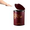 CLoxks Trash Can Wastebasket Automatic Sensing Trash Can Household Trash Can with Lid for Living Room Bedroom Fashion Business Trash Can, Powered by Batteries (not Included) Rubbish Bin view 4
