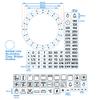 HALLMERS 36x Symbols + 45mm 52mm Dotted Dial Separate Custom Timer Fahrenheit Oven Temperature Decal Control Panel Labels (Black Print Clear Adhesive) Replacement Sticker Temp Knob Electric Gas Grill view 2