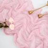 10 Pcs Light Pink Cheesecloth Table Runner 10FT, Gauze Table Runner for Wedding Reception Sheer Bridal Shower Birthday Party Boho Table Decoration, Rustic Romantic Wedding Runner view 4
