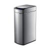 Trash Can Wastebasket Large Capacity Household Kitchen Rechargeable Trash Can Stainless Steel Automatic Induction Trash Can 30L Rectangular Smart Trash Can Rubbish Bin view 1