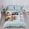 YOTQUULKI Custom Blankets with Photos Personalized Collage Blanket Using My Own Pictures for Couple Pets Birthday Anniversary Valentine's Day Christmas Wedding Gifts 6 Photos 60"x80" view 2