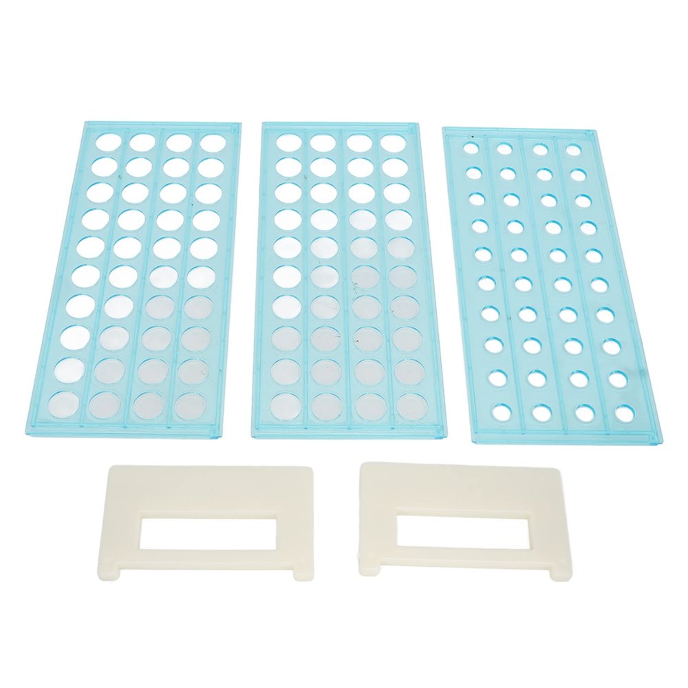 MOUMOUTEN Roller Bottles Holder, 40 Slots Acrylic DIY Vertical Essential Oils Perfume Display Stand, Lipstick Display Holder Spray Storage Shelf Organizer, for Desktop Storage