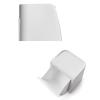 Trash Can Wastebasket Small Wall Mounted Trash Can Kitchen Countertop Trash Can with Rebound Household Plastic Garbage Storage Box for Bathroom, 3 Colors Rubbish Bin (Color : Bigblue Mug) view 3