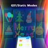dalattin Curtain Lights,Smart Christmas Window Lights 400 RGB LEDs,IP65 with App&IR Control,Music Sync&DIY Window, Decor for Indoor,Outdoor,6.56x6.56ft view 3
