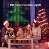 dalattin Curtain Lights,Smart Christmas Window Lights 400 RGB LEDs,IP65 with App&IR Control,Music Sync&DIY Window, Decor for Indoor,Outdoor,6.56x6.56ft view 4