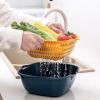 Xzeit Thickened Drain Basket Double Layer Vegetable Washing Basket Multi-Functional Kitchen Household Fruit Baskets view 3