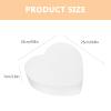 PAREKS 3pcs Foam Cake Dummy Heart Shaped Fake Model Polystyrene Foam Cake Dummies Display for Faux Fake Wedding Cakes Polystyrene Cake for Cake Decorating Practicing/1049 view 2