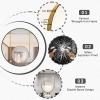 40cm/50cm/60cm/70cm Round Mirror, Circle Wall Mirror with Gold Metal Framed, Ceiling-mounted Mirror for Bathroom, Bedroom, Living Room, Entryways, Washrooms and More ( Size : Diameter-50CM/19.7INCH ) view 4